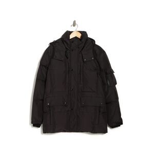 S13 New York Voyager Down Filled Hooded Coat Men‎ Size M Black NEW
